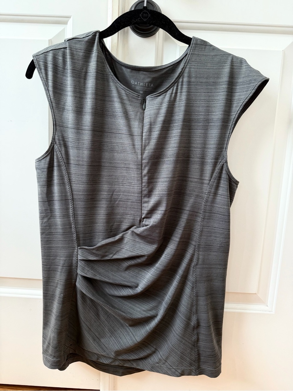Athleta Olive Green UPF Cap Sleeve Top Size Medium